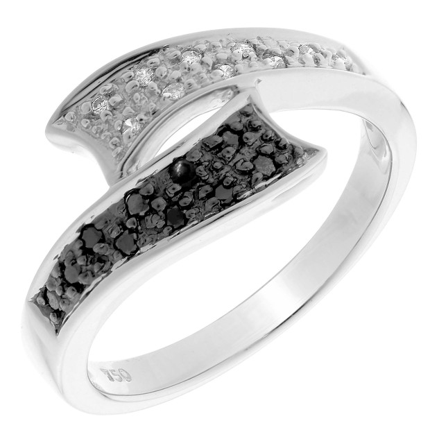 orphelia Orphelia® Women's Whitegold 18C Ring - Silver RD-33303