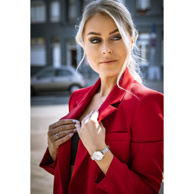 Orphelia Orphelia® Women's Whitegold 18C Ring - Silver RD-3916/RU