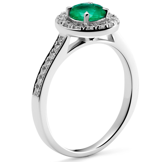 Orphelia Orphelia® Women's Whitegold 18C Ring - Silver RD-3916/EM