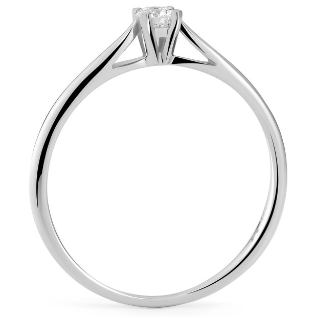 Orphelia Orphelia® Women's Whitegold 18C Ring - Silver RD-3917/1