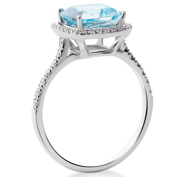 Orphelia Orphelia® Women's Whitegold 18C Ring - Silver RD-3924