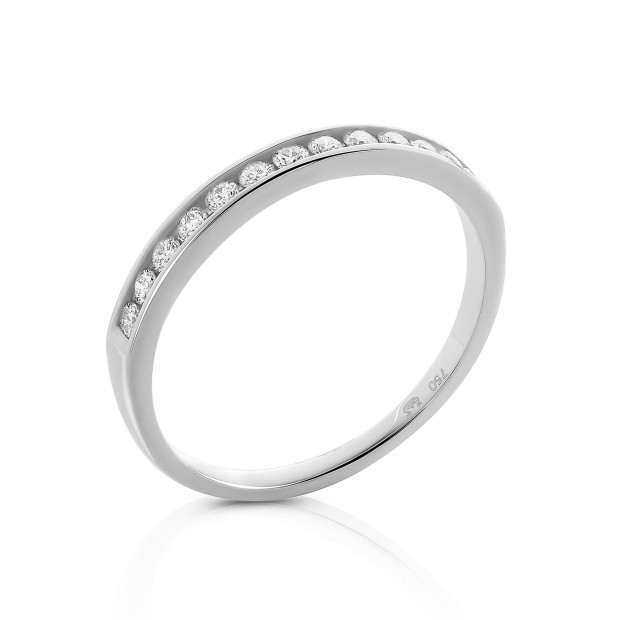 Orphelia Orphelia® Women's Whitegold 18C Ring - Silver RD-3930/1