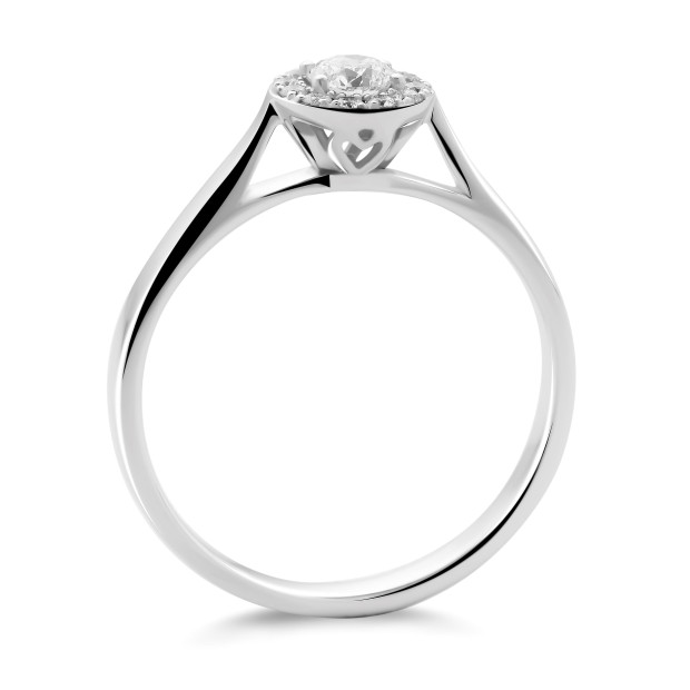 Orphelia Orphelia® Women's Whitegold 18C Ring - Silver RD-3921/20