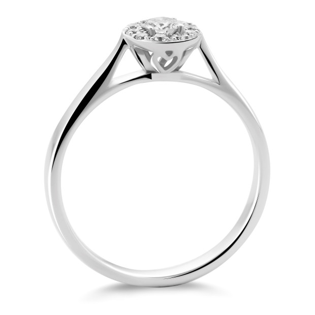 Orphelia Orphelia® Women's Whitegold 18C Ring - Silver RD-3921/10