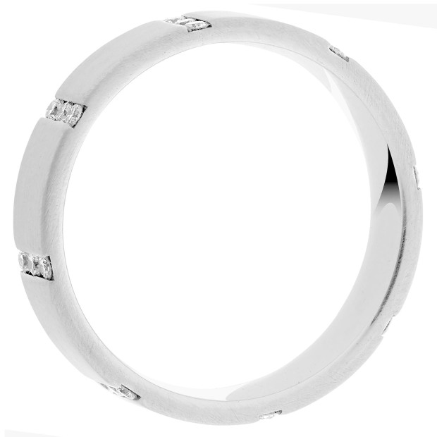 Orphelia Orphelia® Women's Whitegold 18C Ring - Silver RD-B3308/1