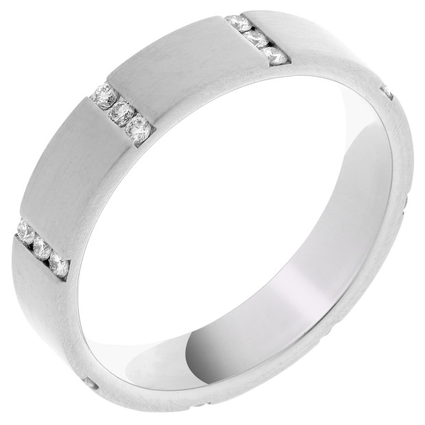 orphelia Orphelia® Women's Whitegold 18C Ring - Silver RD-B3308/1