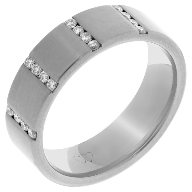 orphelia Orphelia® Women's Whitegold 18C Ring - Silver RD-B3304/6/DG
