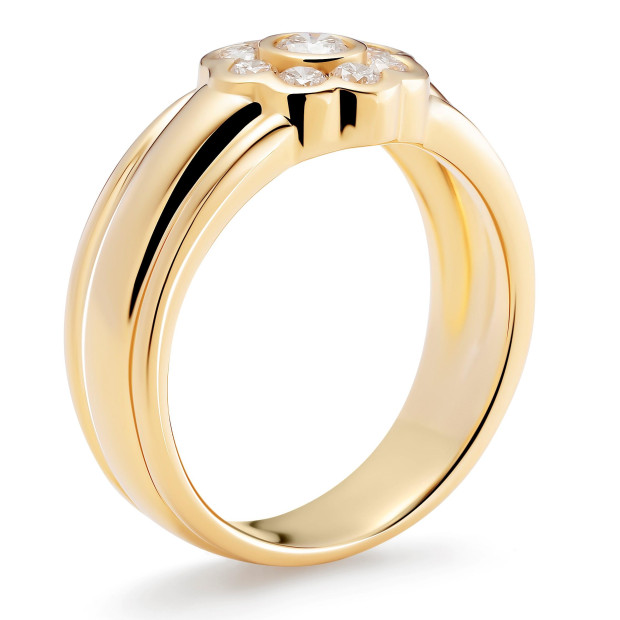 Orphelia Orphelia® Women's Yellow Gold 18C Ring - Gold AP-3022