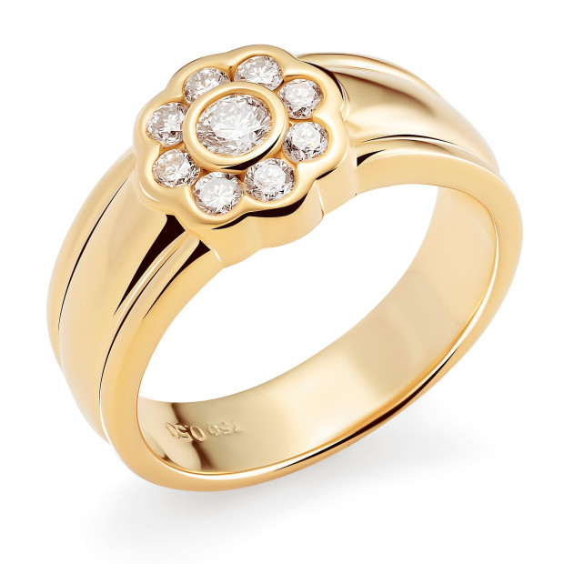 Orphelia Orphelia® Women's Yellow Gold 18C Ring - Gold AP-3022