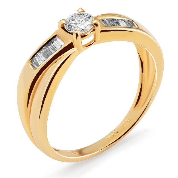 orphelia Orphelia® Women's Yellow gold 18C Ring - Gold R4785-H