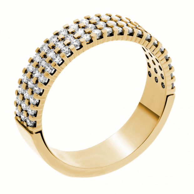 Orphelia Orphelia® Women's Yellow Gold 18C Ring - Gold RD-3021