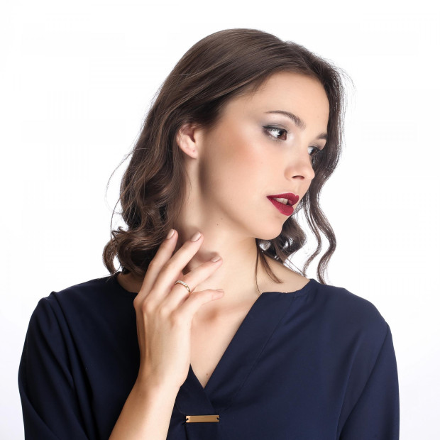 Orphelia Orphelia® Women's Yellow Gold 18C Ring - Gold RD-3076