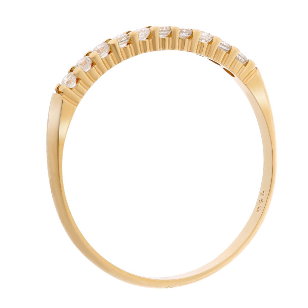 Orphelia Orphelia® Women's Yellow Gold 18C Ring - Gold RD-3007