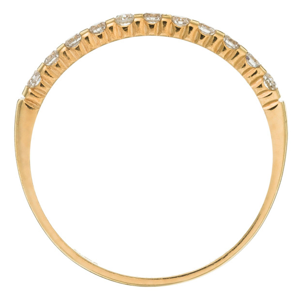 Orphelia Orphelia® Women's Yellow Gold 18C Ring - Gold RD-3027