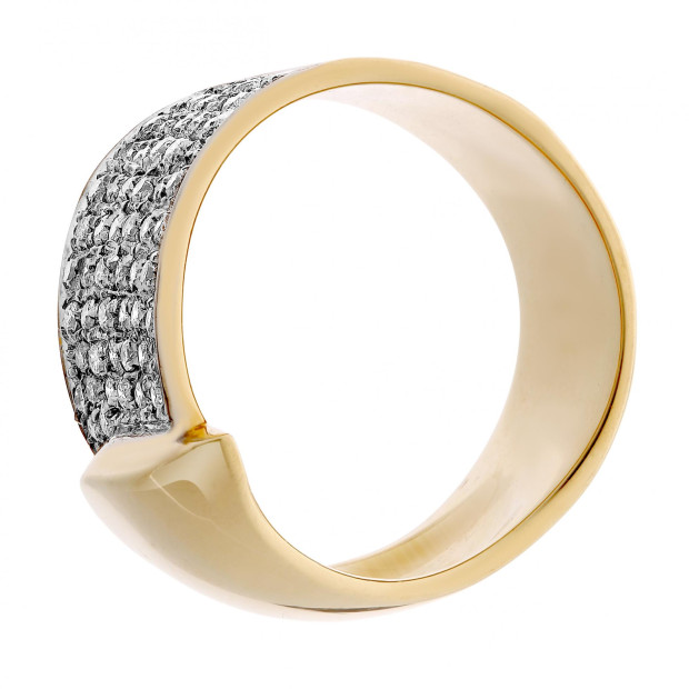 Orphelia Orphelia® Women's Yellow Gold 18C Ring - Gold RD-3283