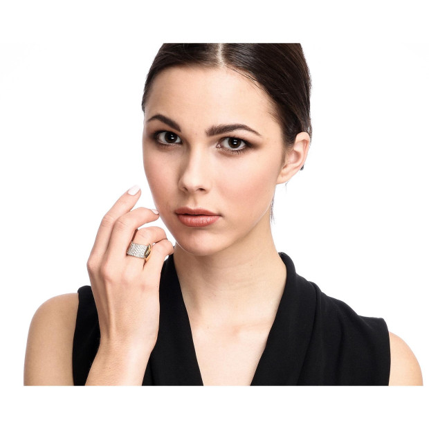 Orphelia Orphelia® Women's Yellow Gold 18C Ring - Gold RD-3283