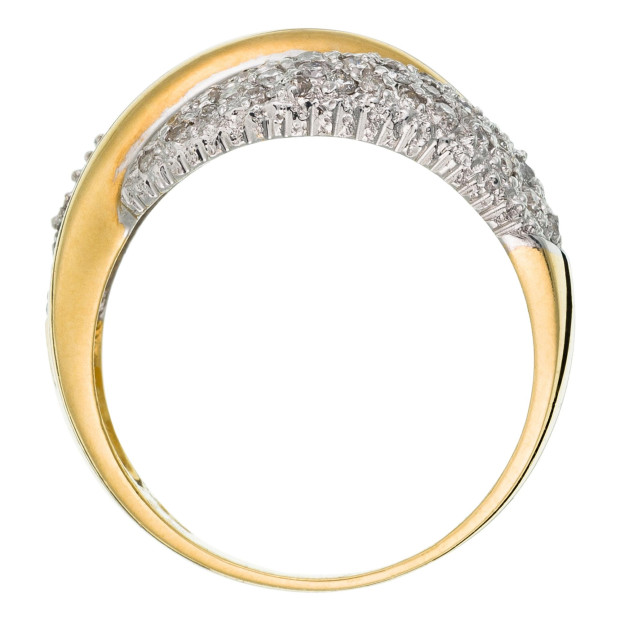 Orphelia Orphelia® Women's Yellow Gold 18C Ring - Gold RD-33066
