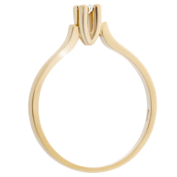Orphelia Orphelia® Women's Yellow Gold 18C Ring - Gold RD-33212
