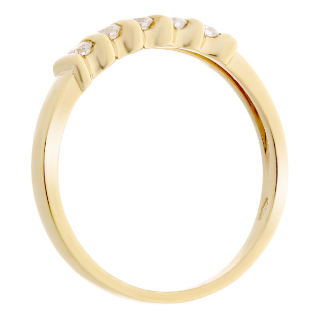 Orphelia Orphelia® Women's Yellow Gold 18C Ring - Gold RD-33217
