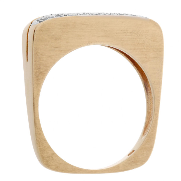 Orphelia Orphelia® Women's Yellow Gold 18C Ring - Gold RD-33035