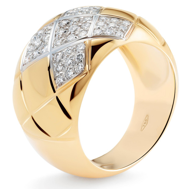Orphelia Orphelia® Women's Yellow Gold 18C Ring - Gold RD-3354