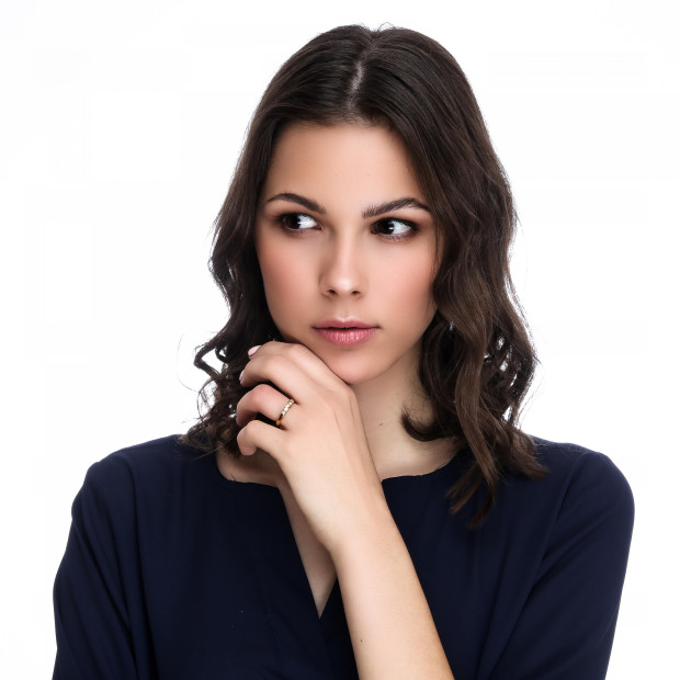 Orphelia Orphelia® Women's Yellow Gold 18C Ring - Gold RD-33214