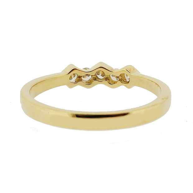 Orphelia Orphelia® Women's Yellow Gold 18C Ring - Gold RD-33215