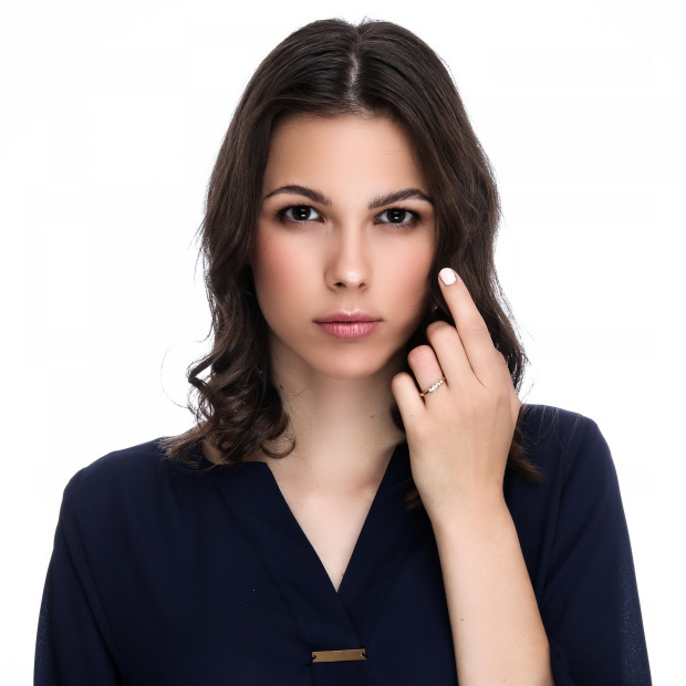 Orphelia Orphelia® Women's Yellow Gold 18C Ring - Gold RD-33215