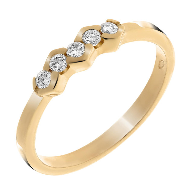 orphelia Orphelia® Women's Yellow gold 18C Ring - Gold RD-33215