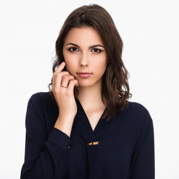 Orphelia Orphelia® Women's Yellow Gold 18C Ring - Gold RD-33337