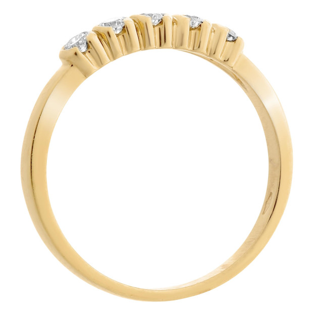 Orphelia Orphelia® Women's Yellow Gold 18C Ring - Gold RD-33213