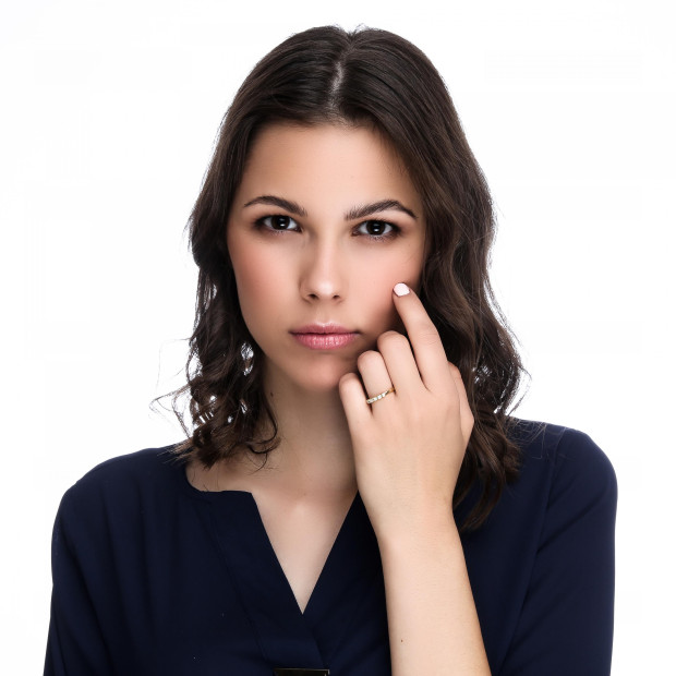 Orphelia Orphelia® Women's Yellow Gold 18C Ring - Gold RD-33213