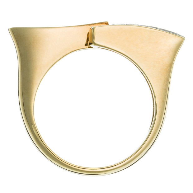 Orphelia Orphelia® Women's Yellow Gold 18C Ring - Gold RD-33069