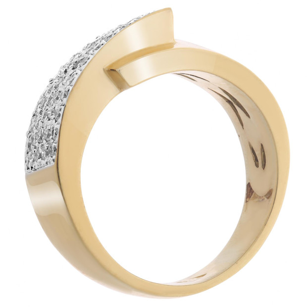 Orphelia Orphelia® Women's Yellow Gold 18C Ring - Gold RD-33389