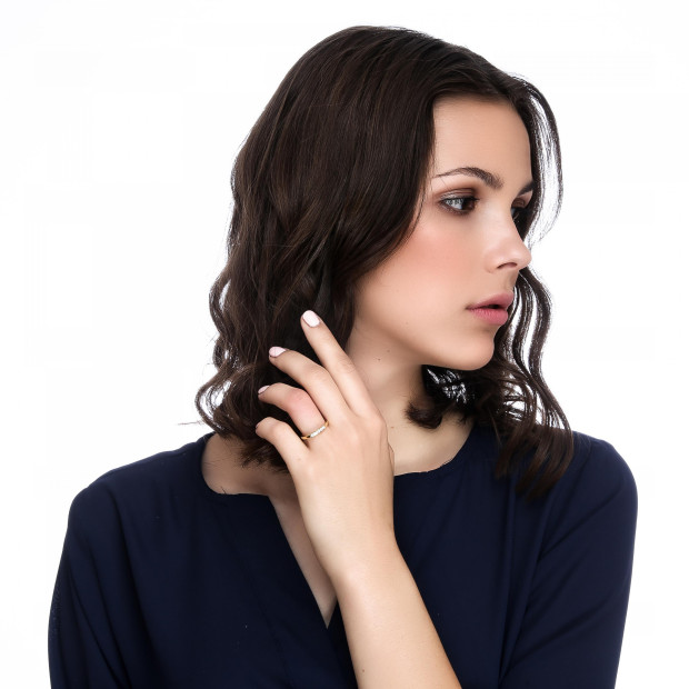 Orphelia Orphelia® Women's Yellow Gold 18C Ring - Gold RD-33216