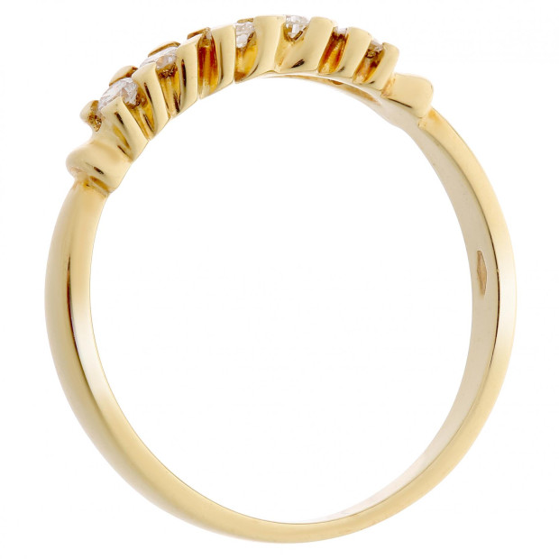 Orphelia Orphelia® Women's Yellow Gold 18C Ring - Gold RD-33218