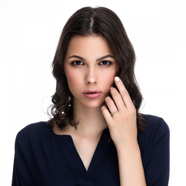 Orphelia Orphelia® Women's Yellow Gold 18C Ring - Gold RD-33218