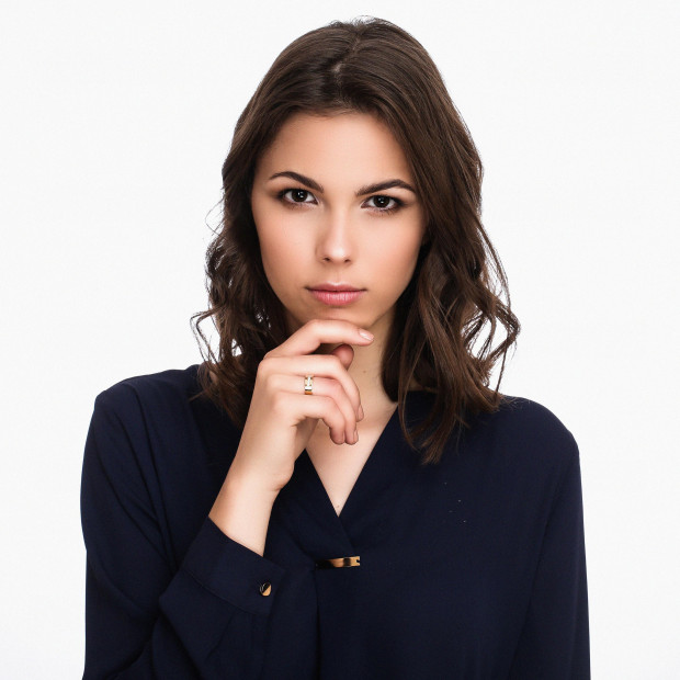 Orphelia Orphelia® Women's Yellow Gold 18C Ring - Gold RD-33186