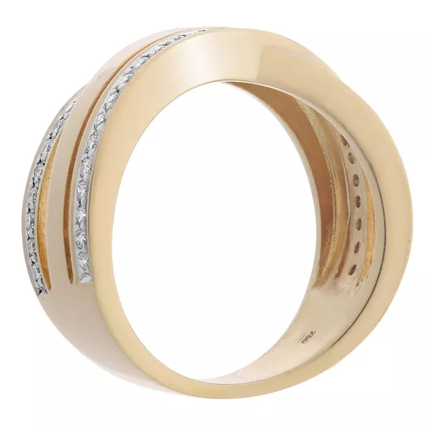 Orphelia Orphelia® Women's Yellow Gold 18C Ring - Gold RD-33077
