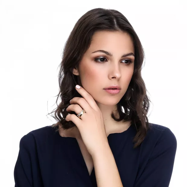 Orphelia Orphelia® Women's Yellow Gold 18C Ring - Gold RD-33077