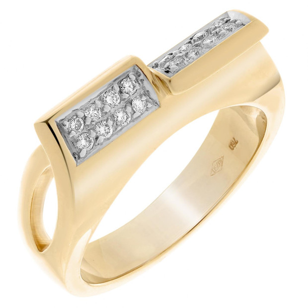 orphelia Orphelia® Women's Yellow gold 18C Ring - Gold RD-33075