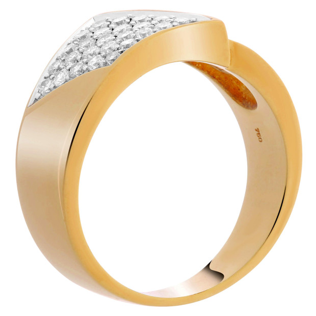 Orphelia Orphelia® Women's Yellow Gold 18C Ring - Gold RD-33073