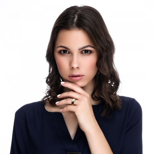 Orphelia Orphelia® Women's Yellow Gold 18C Ring - Gold RD-33073