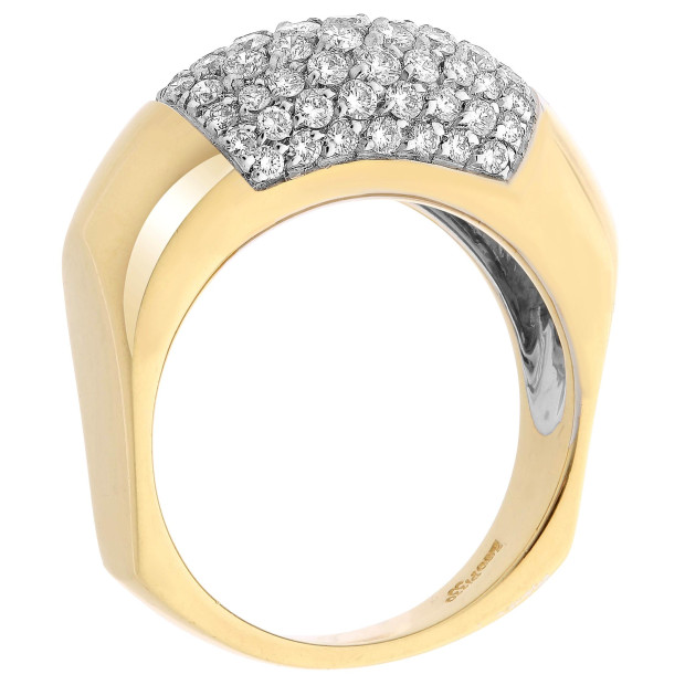 Orphelia Orphelia® Women's Yellow Gold 18C Ring - Gold RD-3767