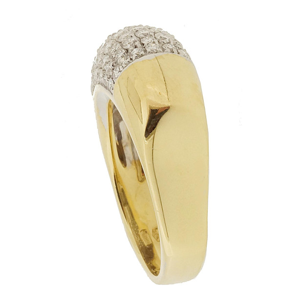 Orphelia Orphelia® Women's Yellow Gold 18C Ring - Gold RD-3767