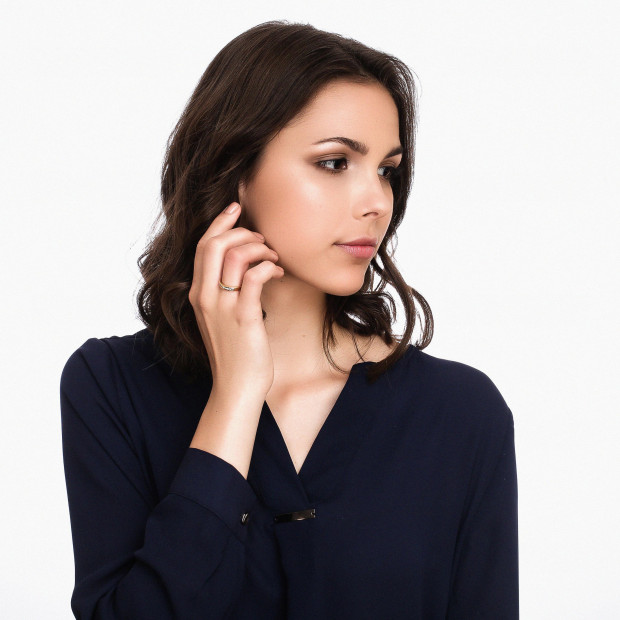 Orphelia Orphelia® Women's Yellow Gold 18C Ring - Gold RD-3704