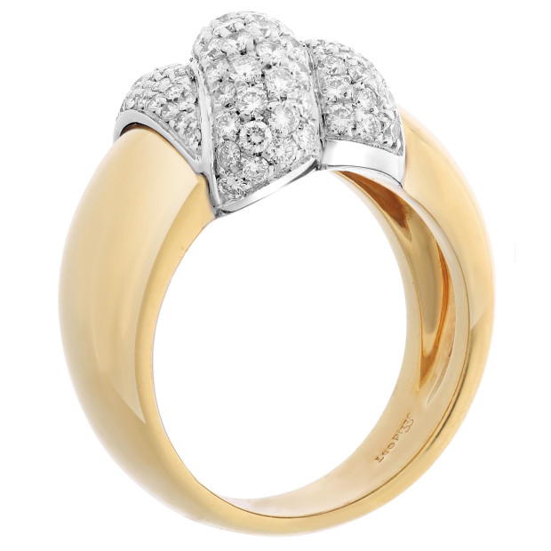 Orphelia Orphelia® Women's Yellow Gold 18C Ring - Gold RD-3768