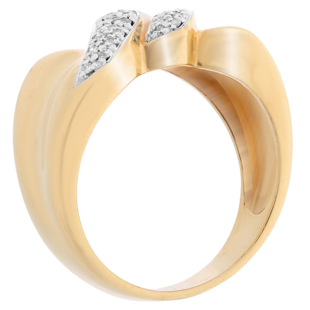 Orphelia Orphelia® Women's Yellow Gold 18C Ring - Gold RD-3880