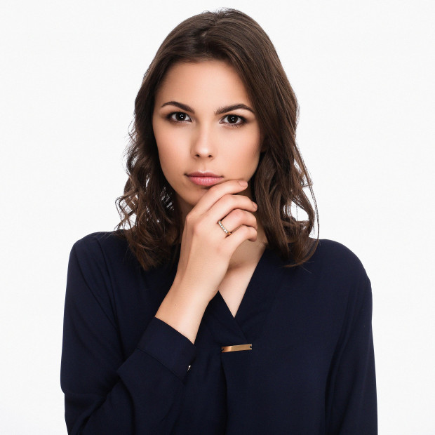 Orphelia Orphelia® Women's Yellow Gold 18C Ring - Gold RD-3904