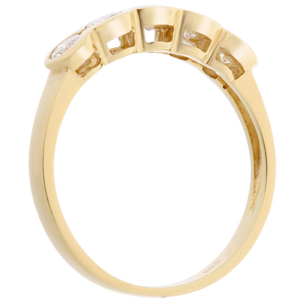 Orphelia Orphelia® Women's Yellow Gold 18C Ring - Gold RD-3905